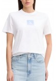 CALVIN KLEIN JEANS CLASSIC FIT TEE T-SHIRT ΜΠΛΟΥΖΑ ΓΥΝΑΙΚΕΙΑ WHITE