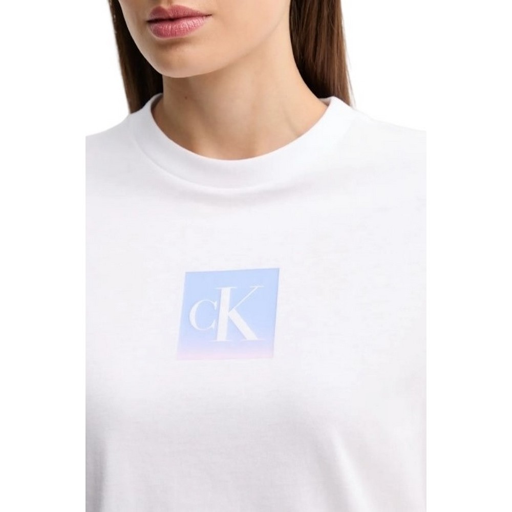 CALVIN KLEIN JEANS CLASSIC FIT TEE T-SHIRT ΜΠΛΟΥΖΑ ΓΥΝΑΙΚΕΙΑ WHITE