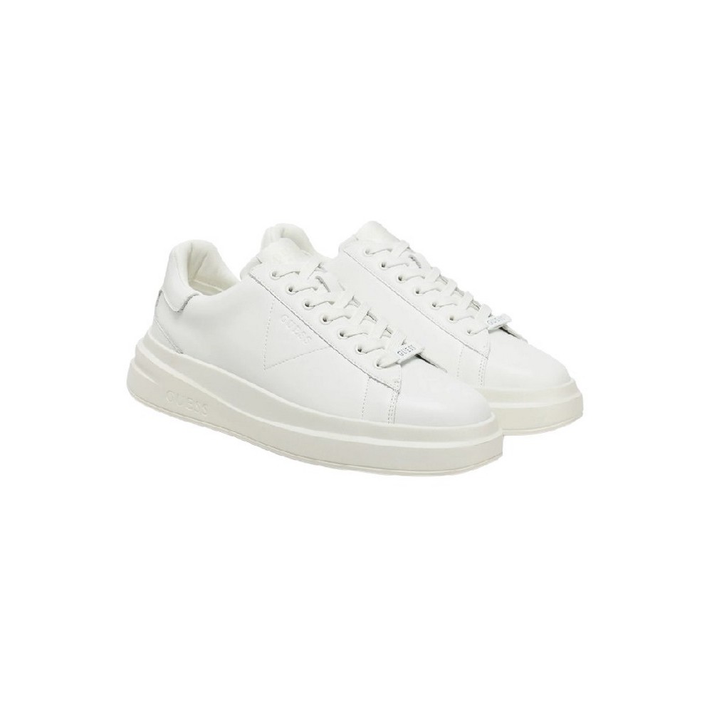 GUESS ELBA FMJLBALEA12 ΠΑΠΟΥΤΣΙ ΑΝΔΡΙΚΟ WHITE