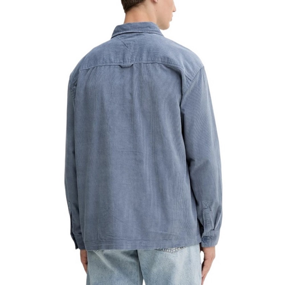 TOMMY JEANS BRICK CORD OVERSHIRT EXT ΠΟΥΚΑΜΙΣΟ ΑΝΔΡΙΚΟ BLUE