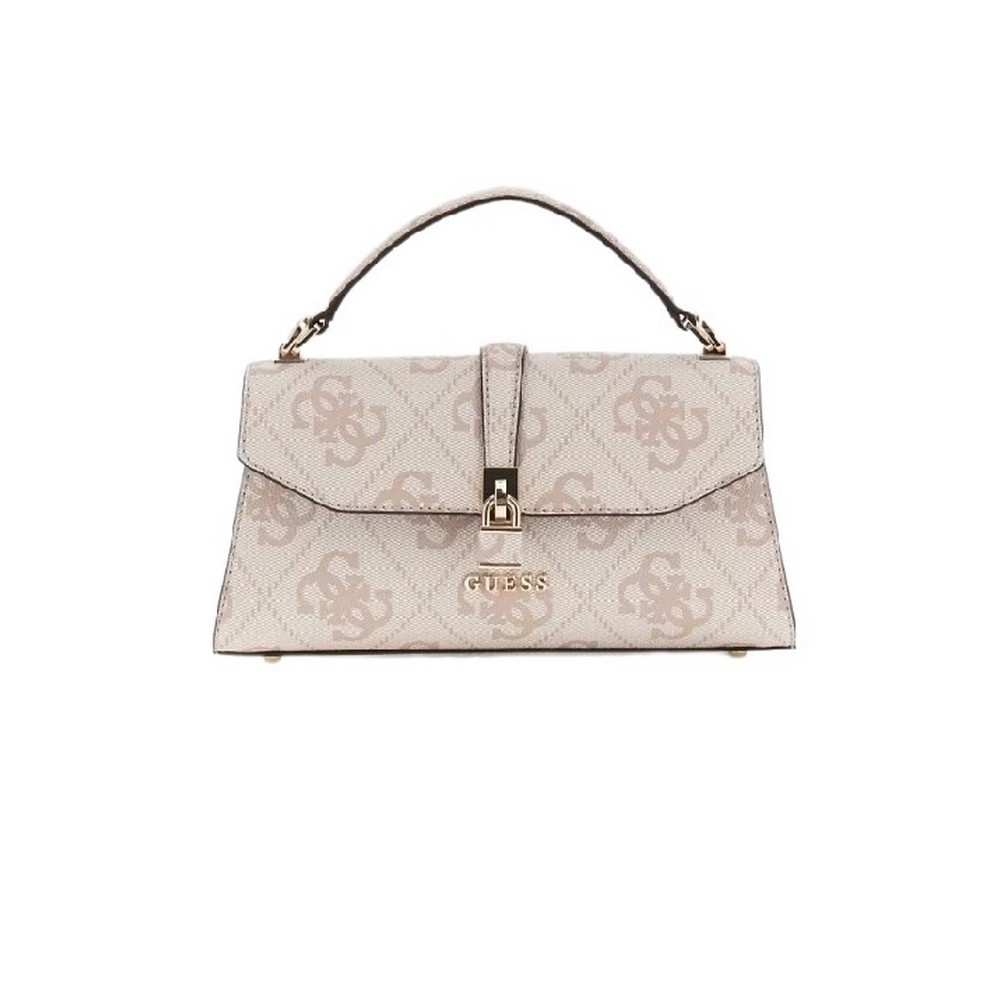 GUESS QUEENSLAND TOP HANDLE FLAP ΤΣΑΝΤΑ ΓΥΝΑΙΚΕΙΑ DOVE