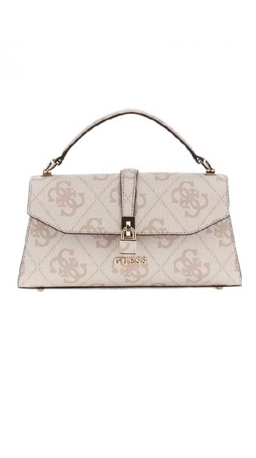 GUESS QUEENSLAND TOP HANDLE FLAP ΤΣΑΝΤΑ ΓΥΝΑΙΚΕΙΑ DOVE