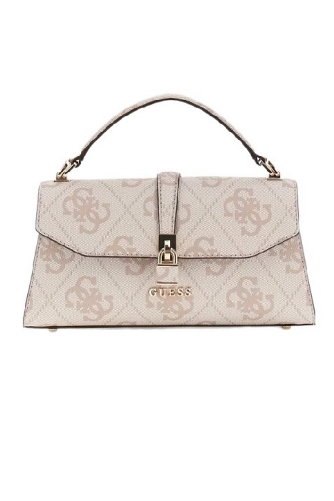 GUESS QUEENSLAND TOP HANDLE FLAP ΤΣΑΝΤΑ ΓΥΝΑΙΚΕΙΑ DOVE