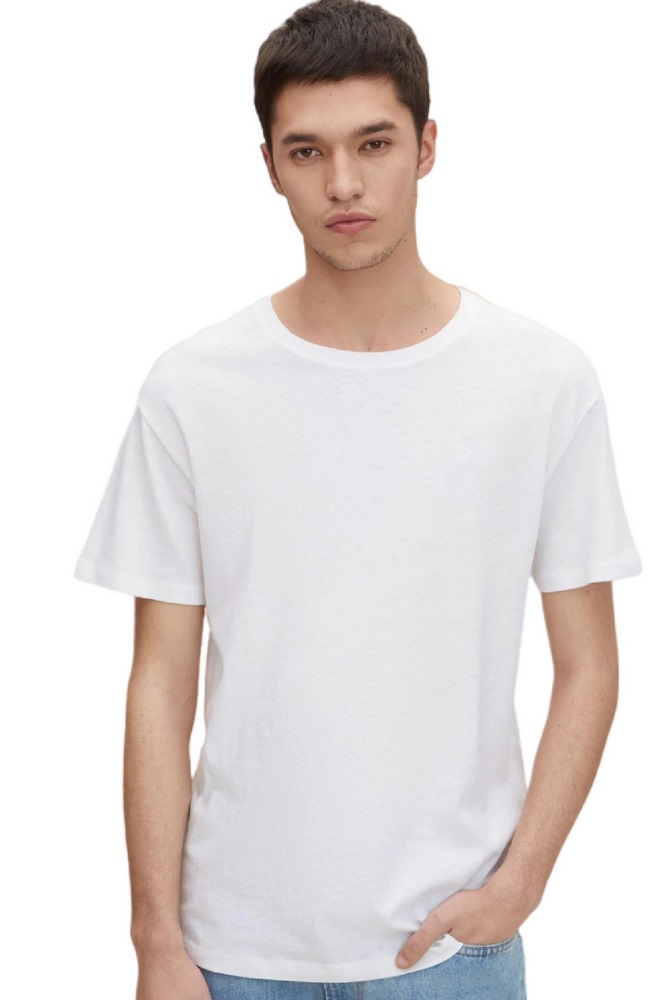 T-SHIRT PATTERNED  ΑΝΔΡΙΚΟ TOM TAILOR WHITE