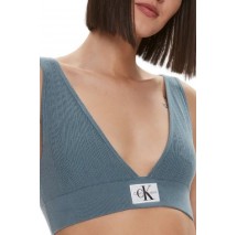 CALVIN KLEIN JEANS VARIEGATED RIB SWEATER BRALETTE ΤΟΠ ΓΥΝΑΙΚΕΙΟ GOBLIN BLUE