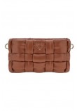 GUESS MARION MINI CROSSBODY ΤΣΑΝΤΑ ΓΥΝΑΙΚΕΙΑ COGNAC