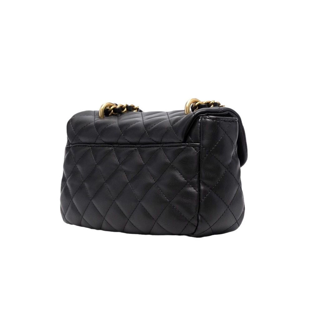 ΤΣΑΝΤΑ CROSSBODY ΚΑΠΙΤΟΝΕ ΓΥΝΑΙΚΕΙΑ VERSACE JEANS COUTURE BLACK