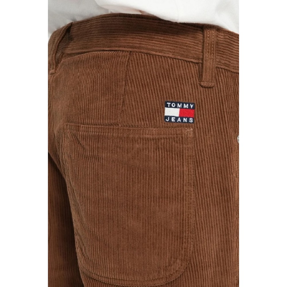 TOMMY JEANS RYAN CORD CHINO ΠΑΝΤΕΛΟΝΙ ΑΝΔΡΙΚΟ BROWN