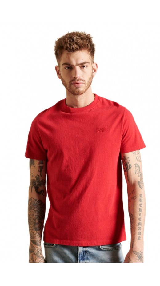 SUPERDRY D2 OVIN VINTAGE LOGO EMB TEE T-SHIRT ΑΝΔΡΙΚΟ RED