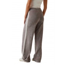 GUESS EMILIA CHENILLE WIDE PANTS ΦΟΡΜΑ ΠΑΝΤΕΛΟΝΙ ΓΥΝΑΙΚΕΙΟ BEIGE