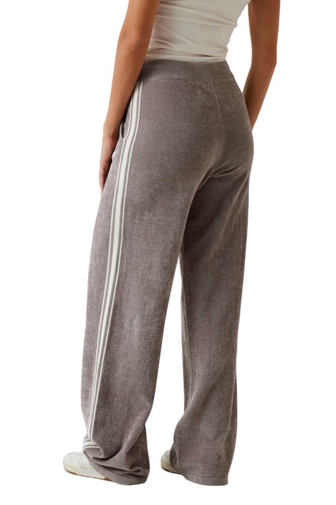 GUESS EMILIA CHENILLE WIDE PANTS ΦΟΡΜΑ ΠΑΝΤΕΛΟΝΙ ΓΥΝΑΙΚΕΙΟ BEIGE