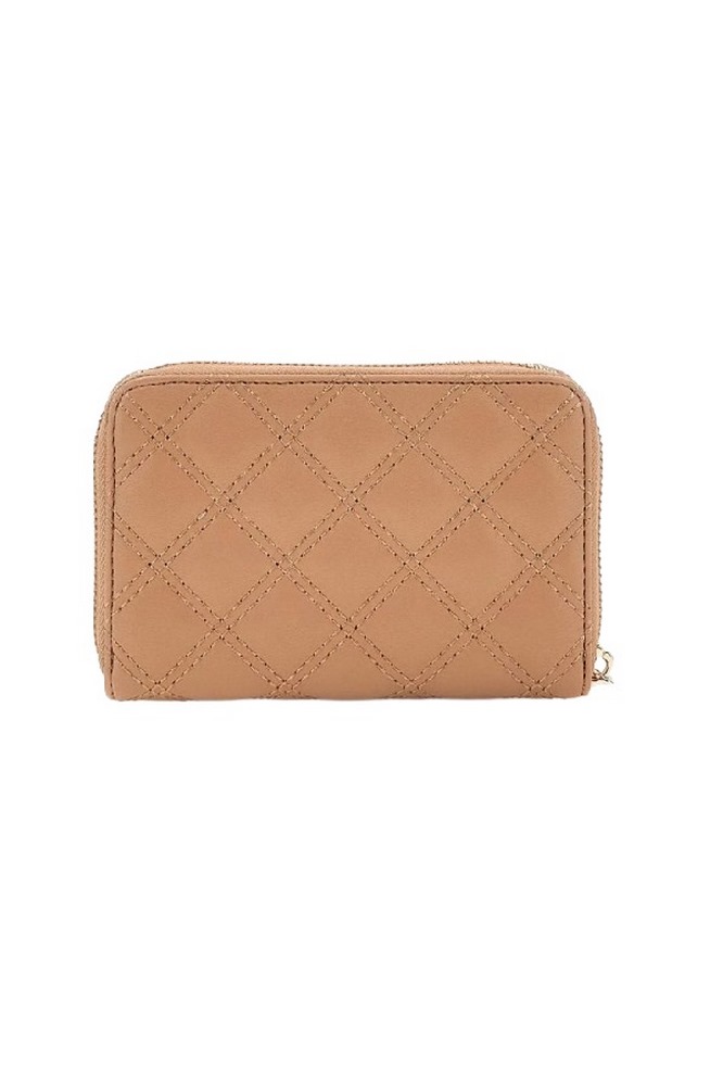 GUESS GIULLY SLG MEDIUM ZIP AROUND ΠΟΡΤΟΦΟΛΙ ΓΥΝΑΙΚΕΙΟ BEIGE