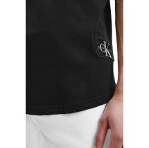 CALVIN KLEIN JEANS BADGE TURN UP SLEEVE T-SHIRT ΑΝΤΡΙΚΟ BLACK CALVIN KLEIN JEANS BADGE TURN UP SLEEVE T-SHIRT ΑΝΤΡΙΚΟ BLACK
