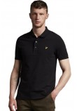 LYLE & SCOTT ESSENTIALS PLAIN POLO T-SHIRT ΜΠΛΟΥΖΑ ΑΝΔΡΙΚΗ BLACK