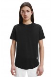 CALVIN KLEIN JEANS BADGE TURN UP SLEEVE  T-SHIRT ΑΝΤΡΙΚΟ BLACK