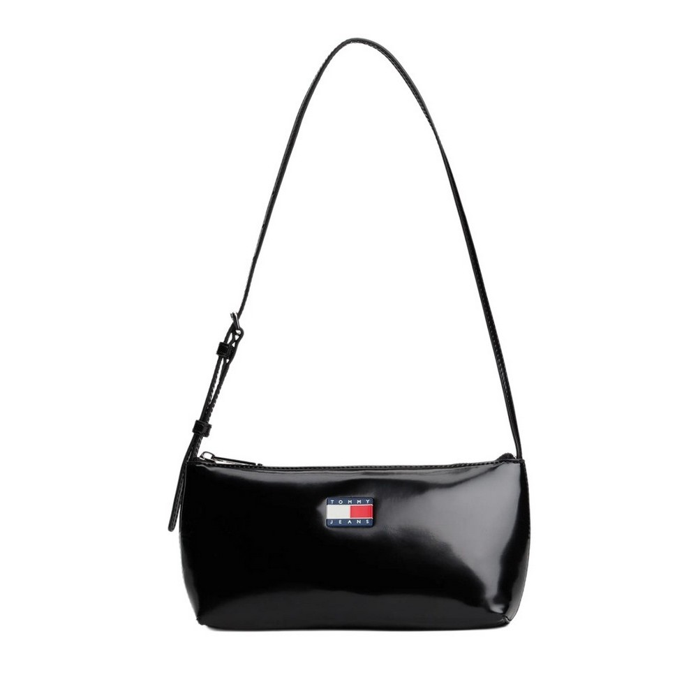 TOMMY JEANS MUST SHOULDER BAG ΤΣΑΝΤΑ ΓΥΝΑΙΚΕΙΑ BLACK
