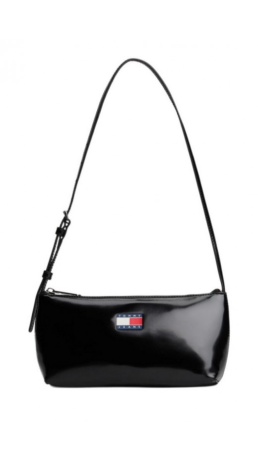 TOMMY JEANS MUST SHOULDER BAG ΤΣΑΝΤΑ ΓΥΝΑΙΚΕΙΑ BLACK