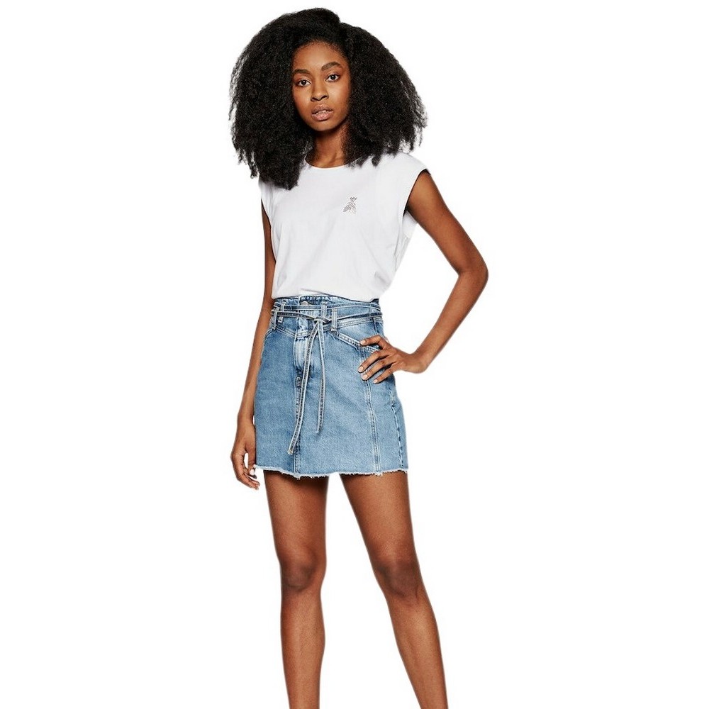 ΦΟΥΣΤΑ ΓΥΝΑΙΚΕΙΑ PEPE JEANS BLUΕ DENIM