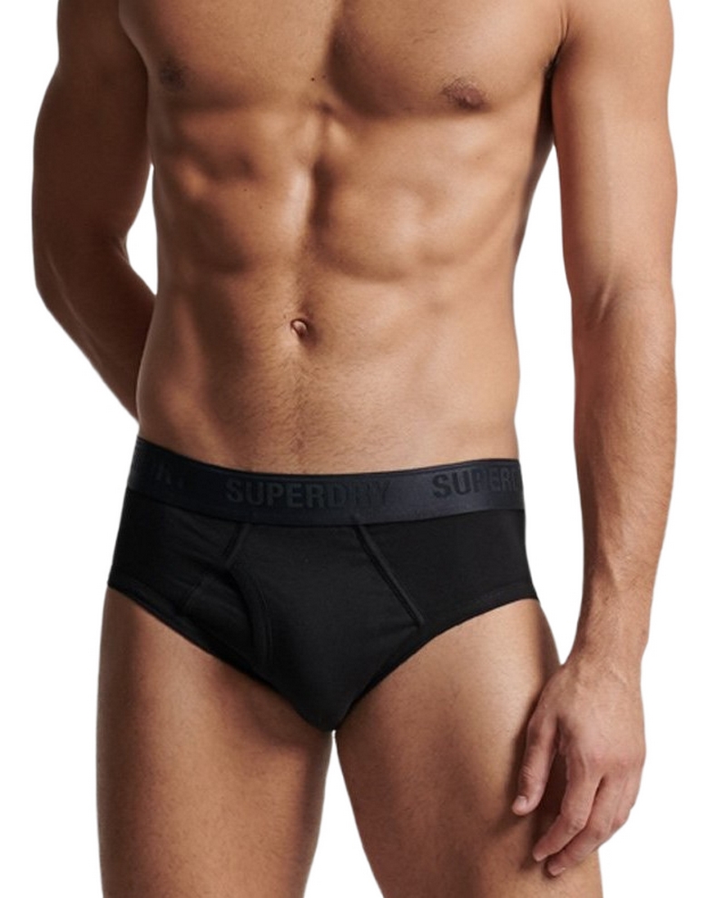 SUPERDRY BRIEF MULTI TRIPLE PACK ΕΣΩΡΟΥΧΟ ΑΝΔΡΙΚΟ BLACK
