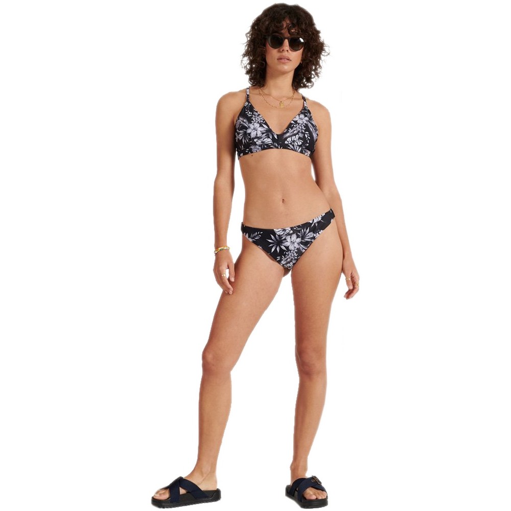 BIKINI TOP ΜΑΓΙΟ SUPERDRY BLACK BIKINI TOP ΜΑΓΙΟ SUPERDRY BLACK