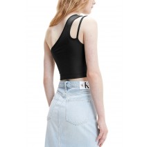 CALVIN KLEIN JEANS DOUBLE STRAPS SPANDEX TOP ΤΟΠ ΓΥΝΑΙΚΕΙΟ BLACK