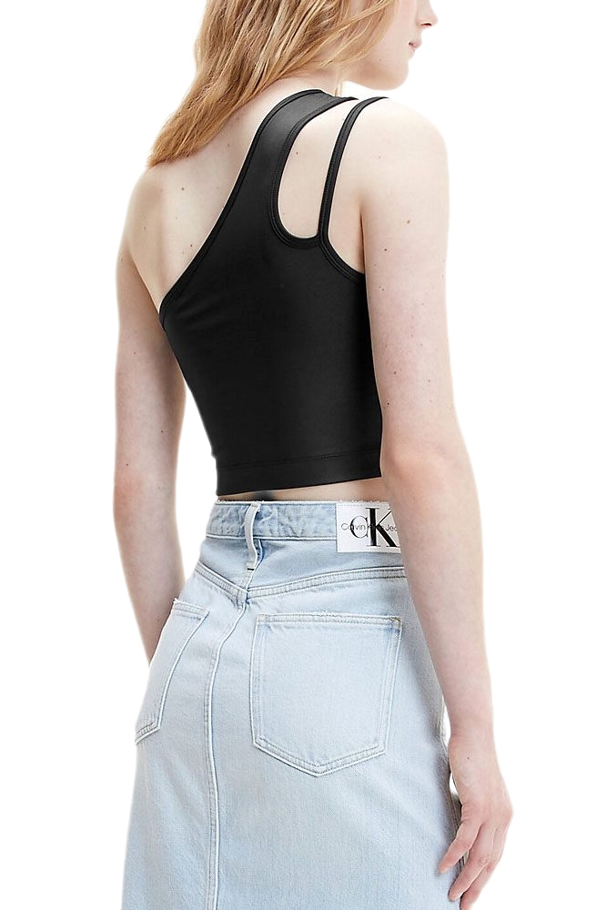 CALVIN KLEIN JEANS DOUBLE STRAPS SPANDEX TOP ΤΟΠ ΓΥΝΑΙΚΕΙΟ BLACK