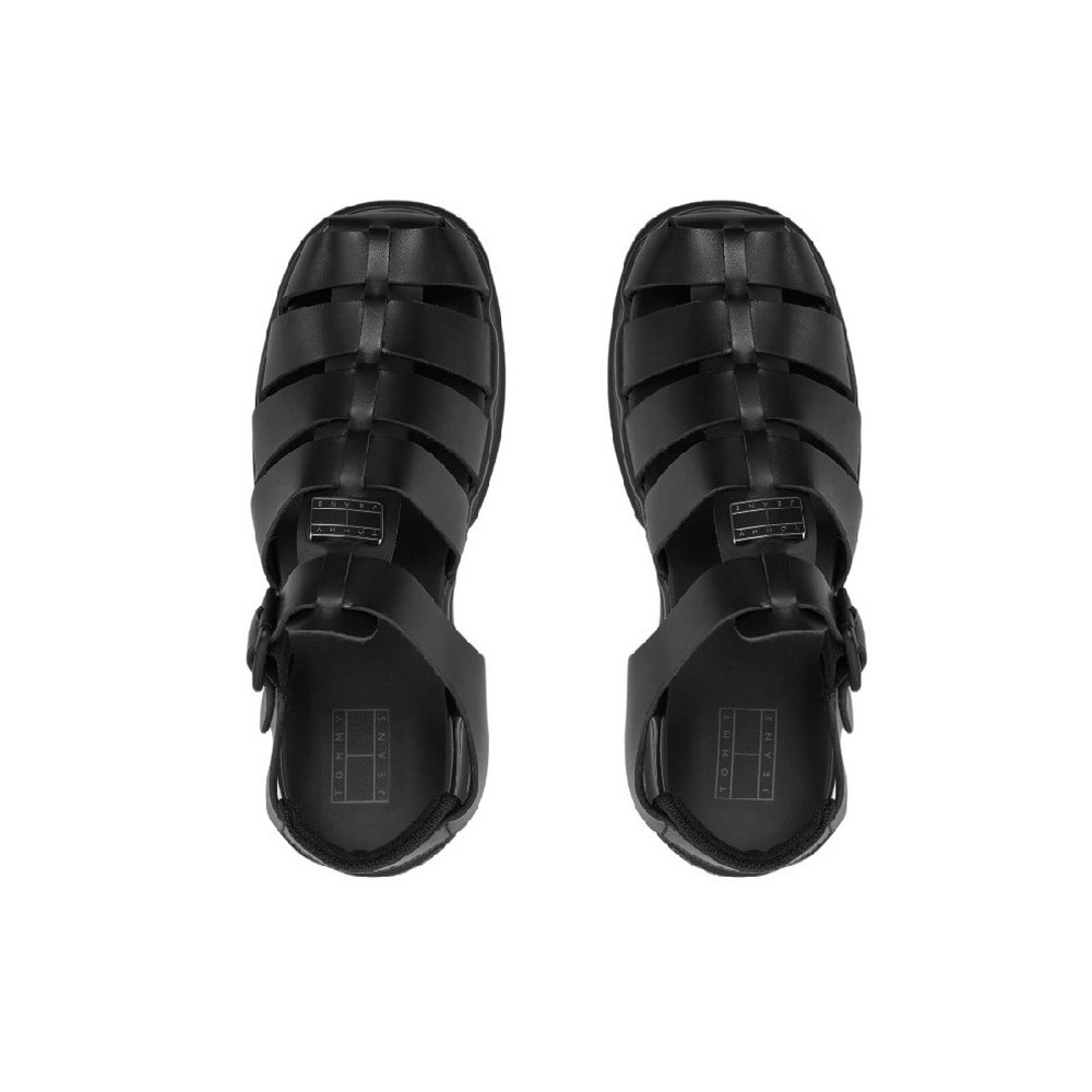 TOMMY JEANS FISHERMAN SANDAL ΠΕΔΙΛΟ ΓΥΝΑΙΚΕΙΟ BLACK