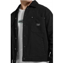 GUESS JEANS OVER LS SHACKET ΠΟΥΚΑΜΙΣΟ ΑΝΔΡΙΚΟ BLACK