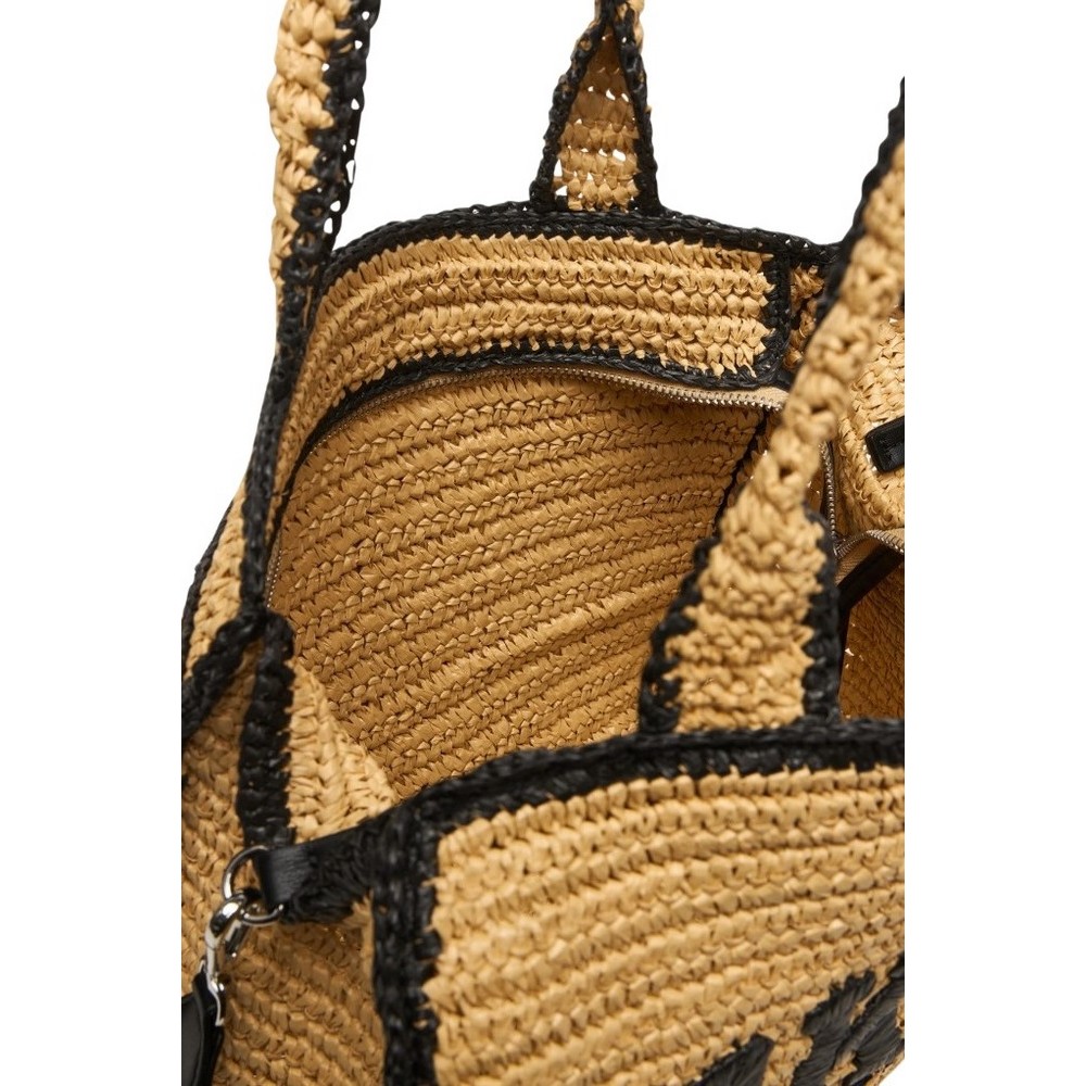 DKNY HADLEE MD TOTE R61AYR57 ΤΣΑΝΤΑ ΓΥΝΑΙΚΕΙΑ NATURAL/BLACK