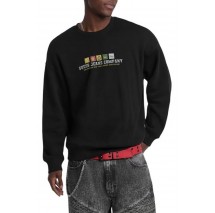 GUESS JEANS CN OS INTERNATIONAL ΦΟΥΤΕΡ ΜΠΛΟΥΖΑ ΑΝΔΡΙΚΗ BLACK