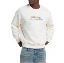 GUESS JEANS CN OS INTERNATIONAL ΦΟΥΤΕΡ ΜΠΛΟΥΖΑ ΑΝΔΡΙΚΗ OFF WHITE