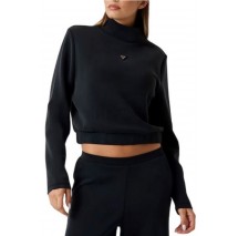 GUESS OLYMPE HIGH NECK SWEATSHIRT ΦΟΥΤΕΡ ΜΠΛΟΥΖΑ ΓΥΝΑΙΚΕΙΑ BLACK