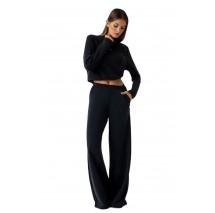 GUESS OLYMPE HIGH NECK SWEATSHIRT ΦΟΥΤΕΡ ΜΠΛΟΥΖΑ ΓΥΝΑΙΚΕΙΑ BLACK