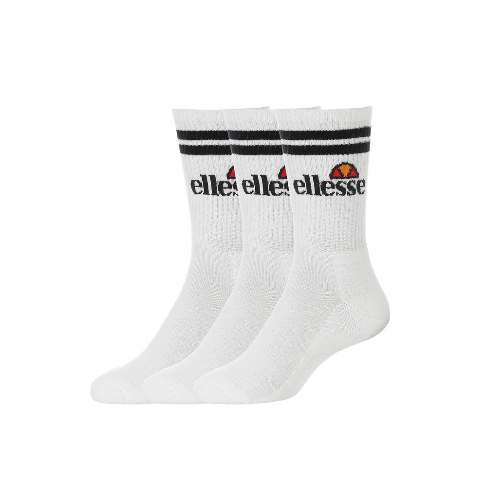 ELLESSE PULLO 3PK SOCKS ΚΑΛΤΣΕΣ ΑΝΔΡΙΚΕΣ WHITE