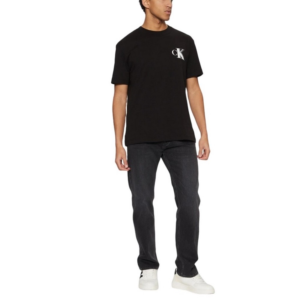 CALVIN KLEIN JEANS BOLD CK TEE T-SHIRT ΜΠΛΟΥΖΑ ΑΝΔΡΙΚΗ BLACK