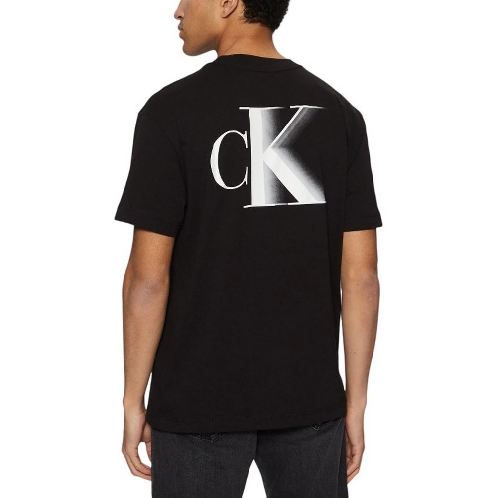 CALVIN KLEIN JEANS BOLD CK TEE T-SHIRT ΜΠΛΟΥΖΑ ΑΝΔΡΙΚΗ BLACK