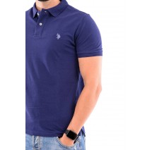 U.S POLO ASSN KING 000147 EHPD USPA BASIC POLO T-SHIRT ΜΠΛΟΥΖΑ ΑΝΔΡΙΚΗ BLUE
