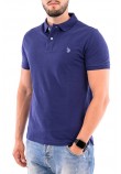 U.S POLO ASSN KING 000147 EHPD USPA BASIC POLO T-SHIRT ΜΠΛΟΥΖΑ ΑΝΔΡΙΚΗ BLUE
