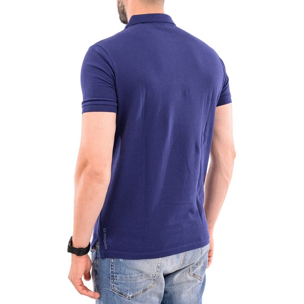 U.S POLO ASSN KING 000147 EHPD USPA BASIC POLO T-SHIRT ΜΠΛΟΥΖΑ ΑΝΔΡΙΚΗ BLUE