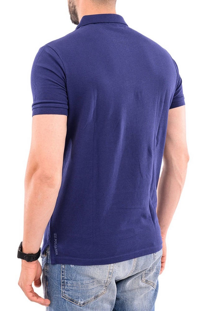 U.S POLO ASSN KING 000147 EHPD USPA BASIC POLO T-SHIRT ΜΠΛΟΥΖΑ ΑΝΔΡΙΚΗ BLUE