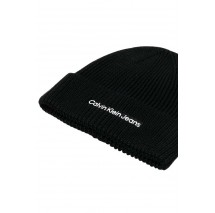 CALVIN KLEIN INSTITUTIONAL EMBRO BEANIE ΣΚΟΥΦΟΣ ΓΥΝΑΙΚΕΙΟΣ BLACK