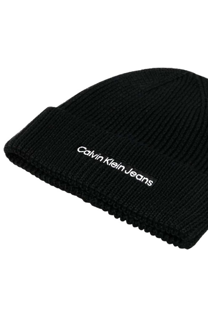 CALVIN KLEIN INSTITUTIONAL EMBRO BEANIE ΣΚΟΥΦΟΣ ΓΥΝΑΙΚΕΙΟΣ BLACK