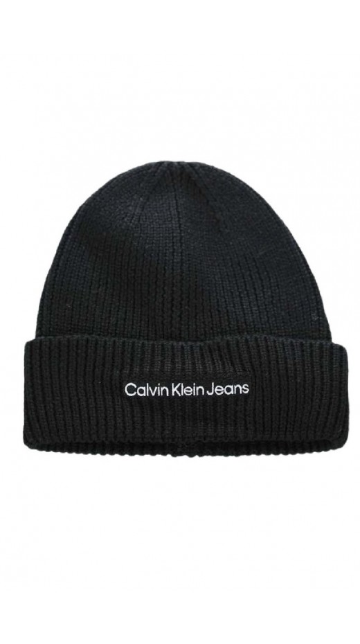 CALVIN KLEIN INSTITUTIONAL EMBRO BEANIE ΣΚΟΥΦΟΣ ΓΥΝΑΙΚΕΙΟΣ BLACK
