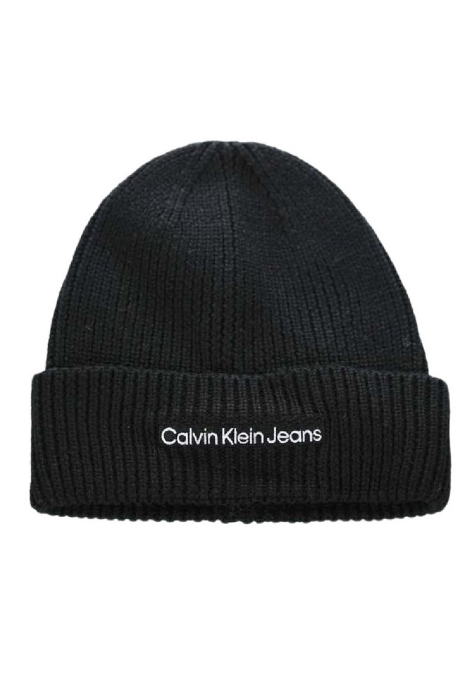 CALVIN KLEIN INSTITUTIONAL EMBRO BEANIE ΣΚΟΥΦΟΣ ΓΥΝΑΙΚΕΙΟΣ BLACK