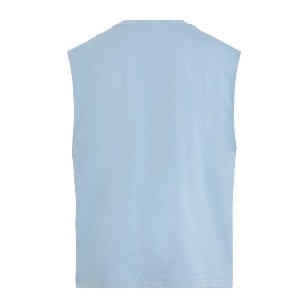 CALVIN KLEIN JEANS MONOLOGO SLEEVELESS T-SHIRT ΜΠΛΟΥΖΑ ΑΝΔΡΙΚΗ CIEL