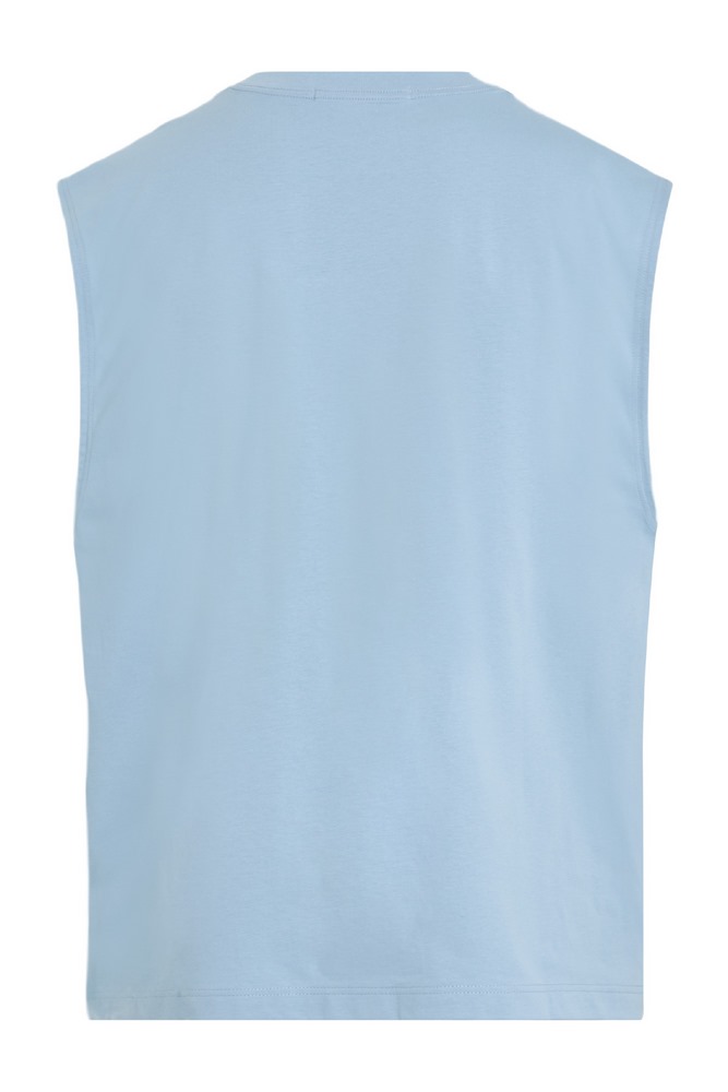 CALVIN KLEIN JEANS MONOLOGO SLEEVELESS T-SHIRT ΜΠΛΟΥΖΑ ΑΝΔΡΙΚΗ CIEL