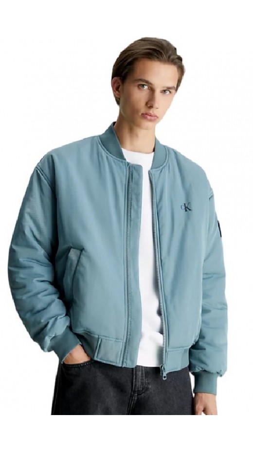 CALVIN KLEIN JEANS BOMBER JACKET ΜΠΟΥΦΑΝ ΑΝΔΡΙΚΟ GOBLIN BLUE