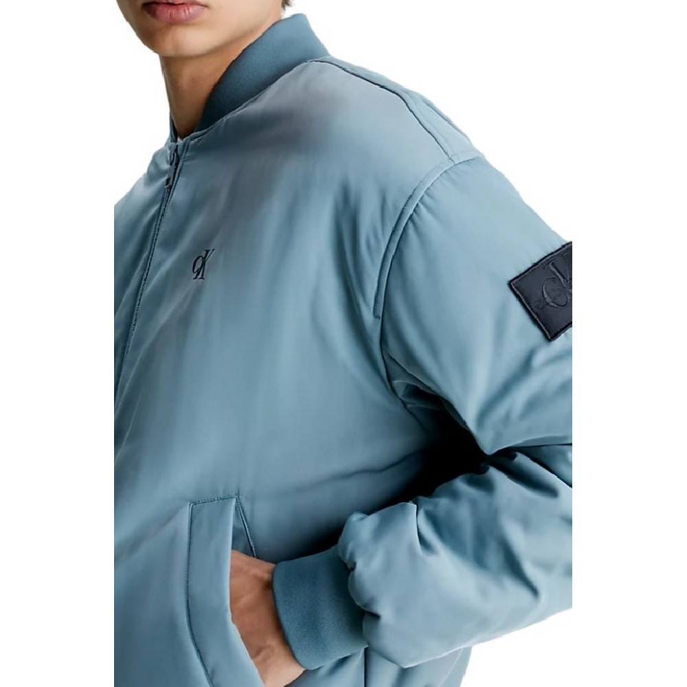 CALVIN KLEIN JEANS BOMBER JACKET ΜΠΟΥΦΑΝ ΑΝΔΡΙΚΟ GOBLIN BLUE