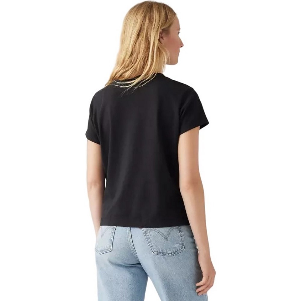 LEVIS BOXY VNECK TEE A87740008 T-SHIRT ΜΠΛΟΥΖΑ ΓΥΝΑΙΚΕΙΑ BLACK