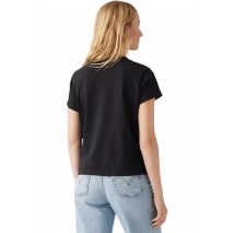 LEVIS BOXY VNECK TEE A87740008 T-SHIRT ΜΠΛΟΥΖΑ ΓΥΝΑΙΚΕΙΑ BLACK
